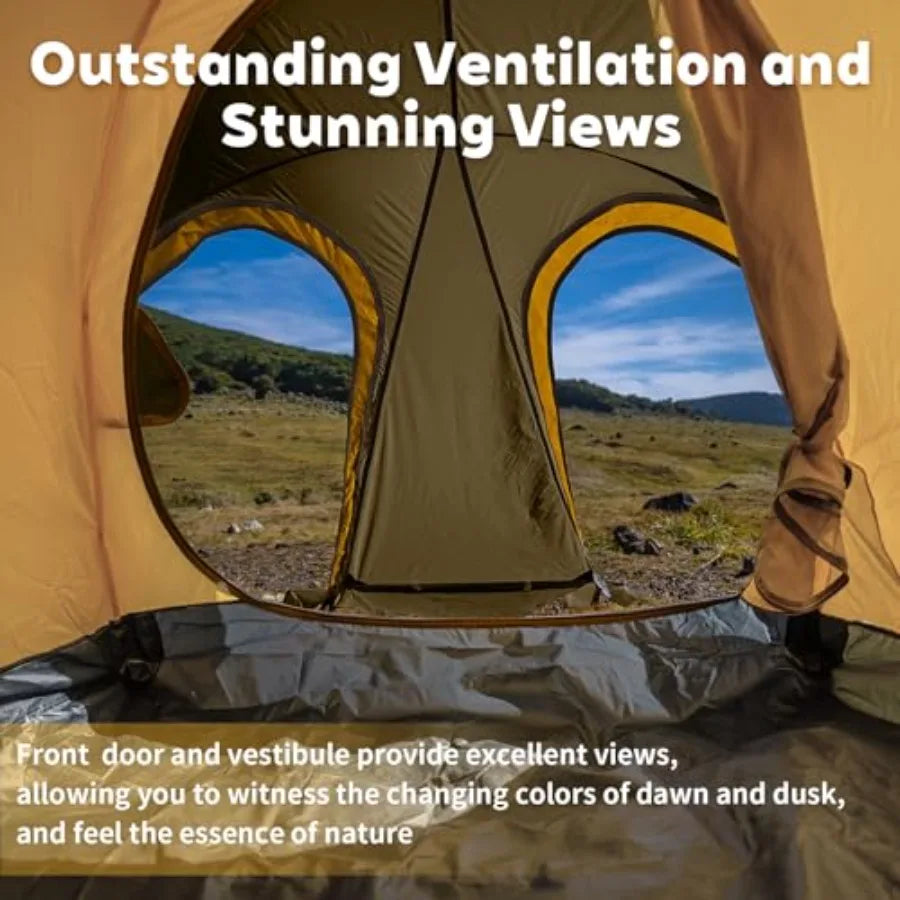 Lightweight Waterproof Backpacking Tent for Outdoor Adventures