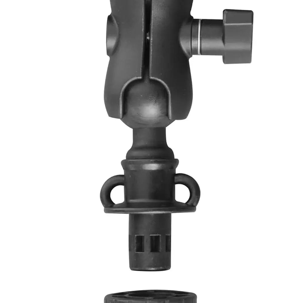 Upgrade Universal Fish Finder Mount Round Base, 360° Rotation Ball-Mount Fish Finder Bracket for Marine Boat Kayak Pontoon Canoe