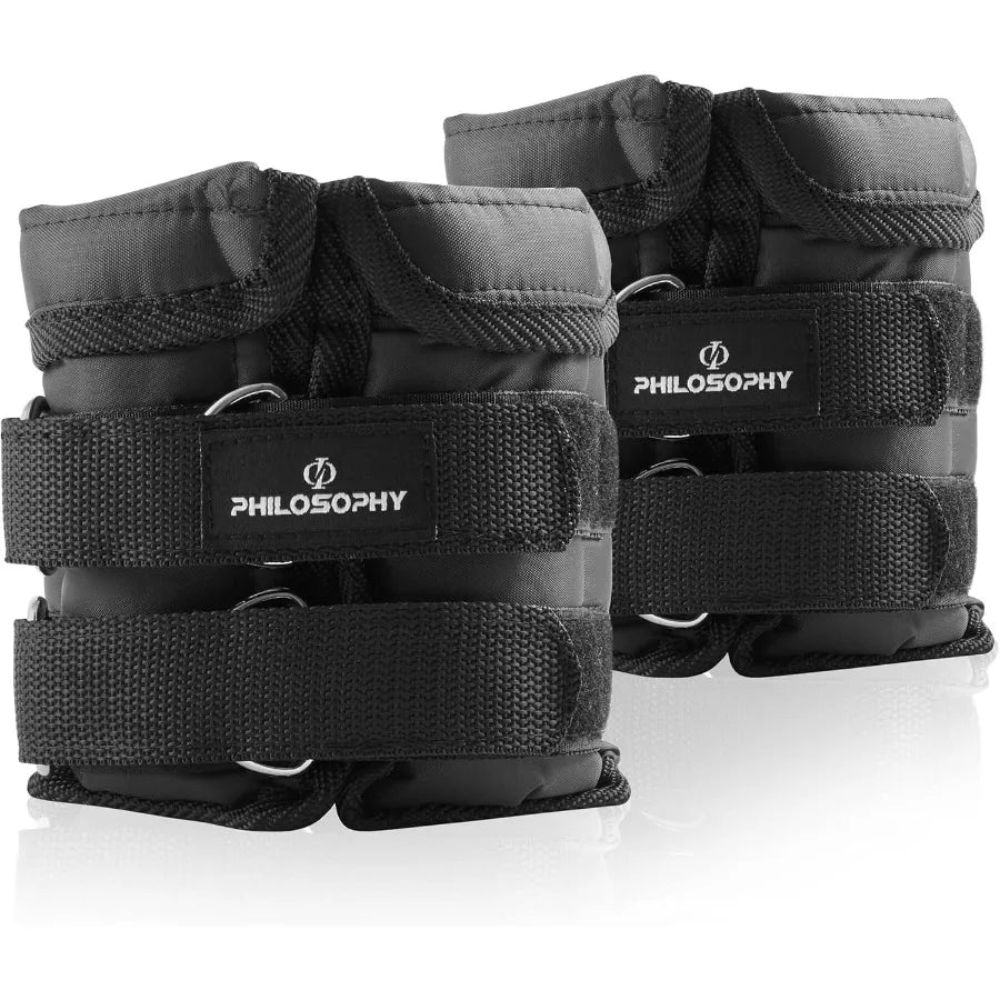 Adjustable Ankle and Wrist Weights Set with Removable Weights for FullBody Resistance Training Ideal for Home Workouts Fitness