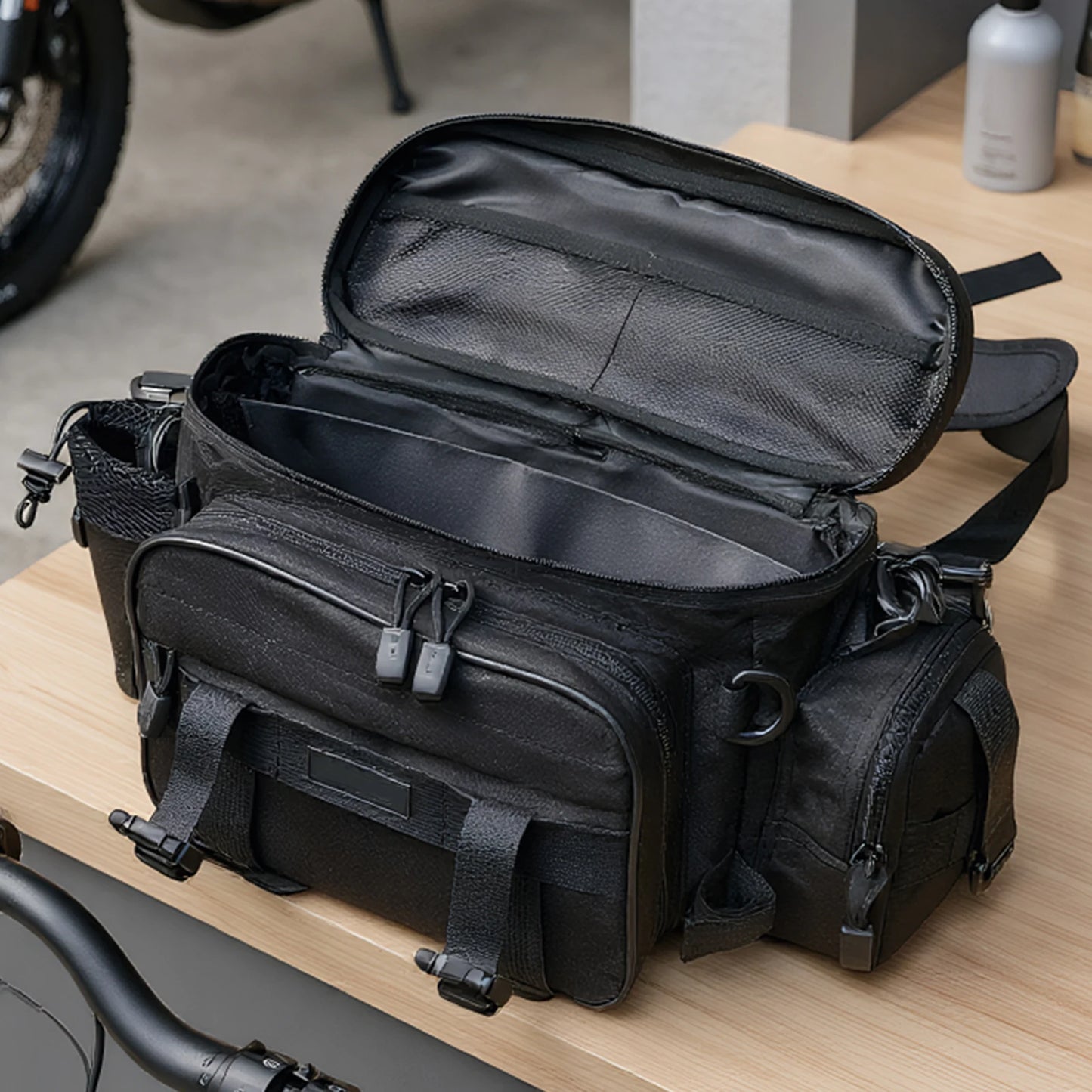 Thickened Tackle Bags Wear Resist Portable Fishing Gear Organizer Hunting Storage Tackle Bags Camping Picnic Cycling Backpack