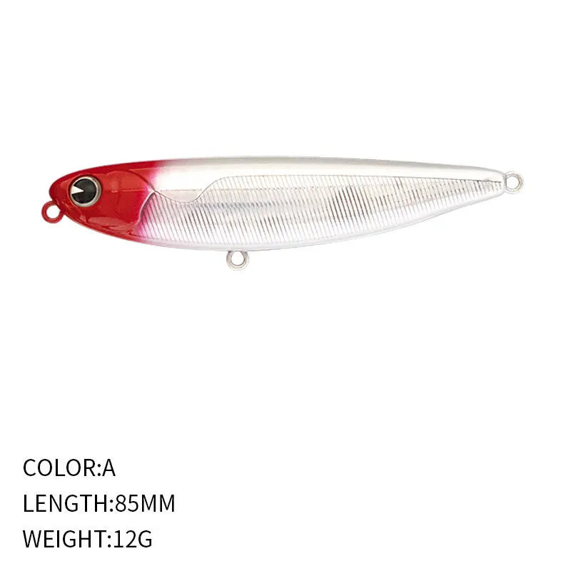 ‌Lure Pencil Hard Bait 85mm/12g Topwater Surface Fishing Lure for Bass Pike and Predatory Fish‌‌ Pencil Fishing Lures