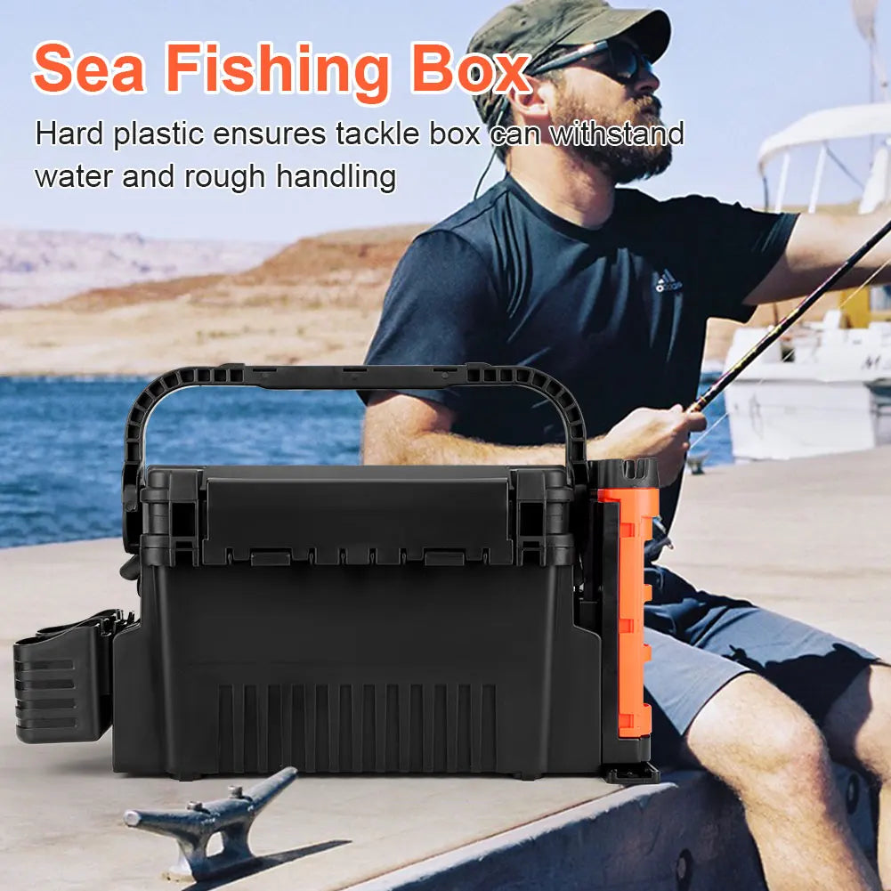 Adjustable Two-Tier Fishing Tackle Storage Organizer
