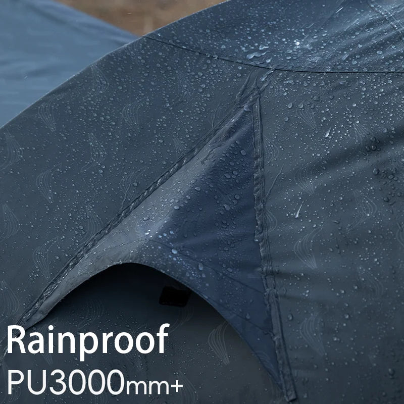 Bisinna Camping Tent Waterproof Double Layer Lightweight Portable Outdoor