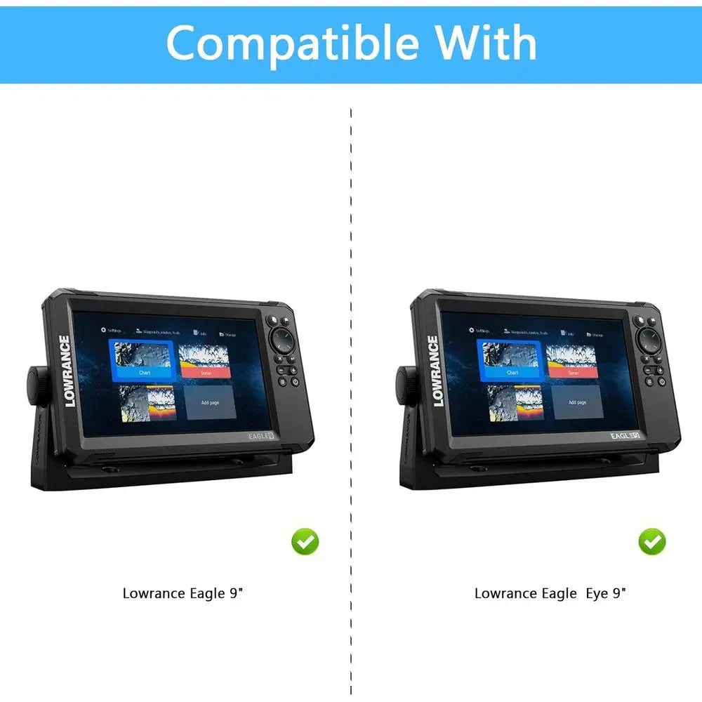 Fish Finder Protective Silicone Skin Case and Sun Cover for Lowrance Eagle Eye 9’’ and Lowrance Eagle 9’’– Full-Coverage, Anti-S