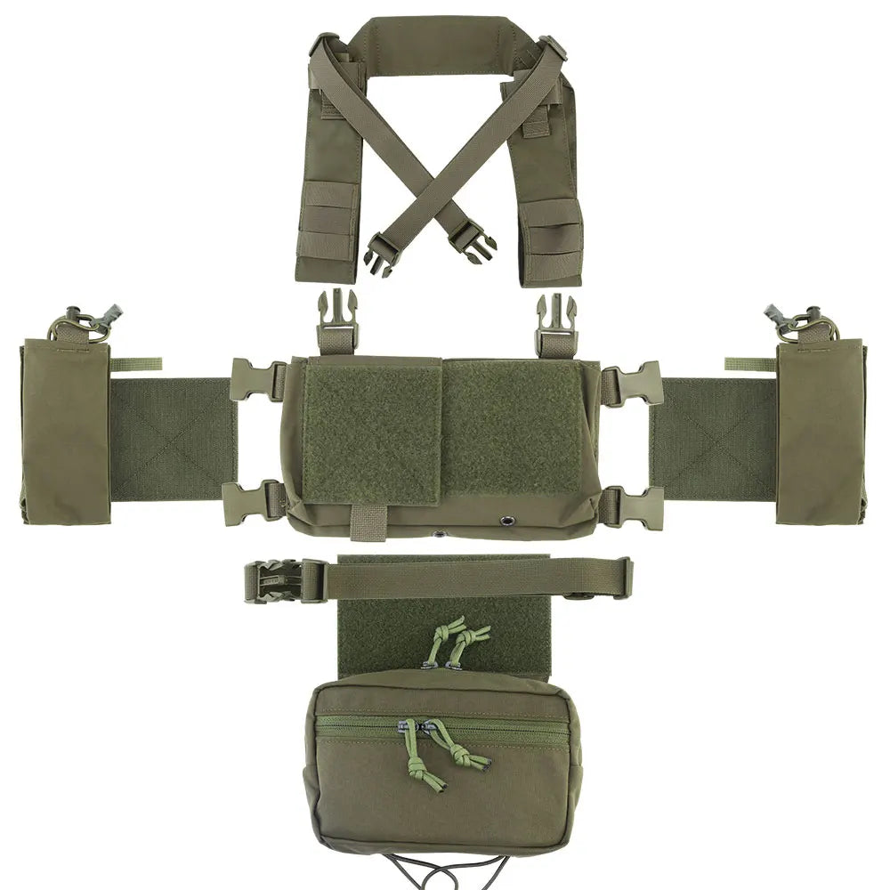 EMERSONGEARS- 500D Nylon MICRO FIGHT CHASSIS MK3 MK4 Tactical Chest Rig equipo de pecho juego Premium