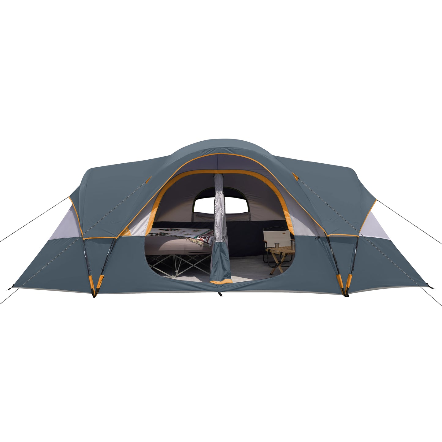 UNP Family Camping Tent Waterproof Weather Resistant Double Layer