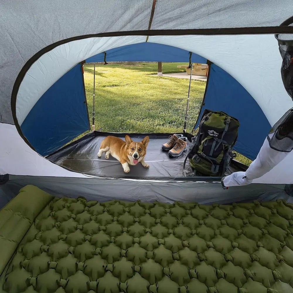 Quick Setup 2-3 Person Double Layer Waterproof Automatic Tent with Rainfly for Camping