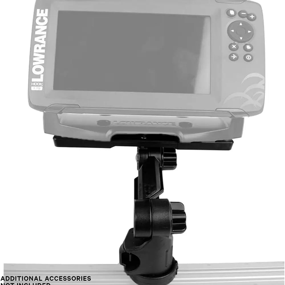LockNLoad Fish Finder Mount | Adjustable Kayak Track Mount System | Secure Sonar Holder for Garmin, Lowrance & Raymarine | Fits