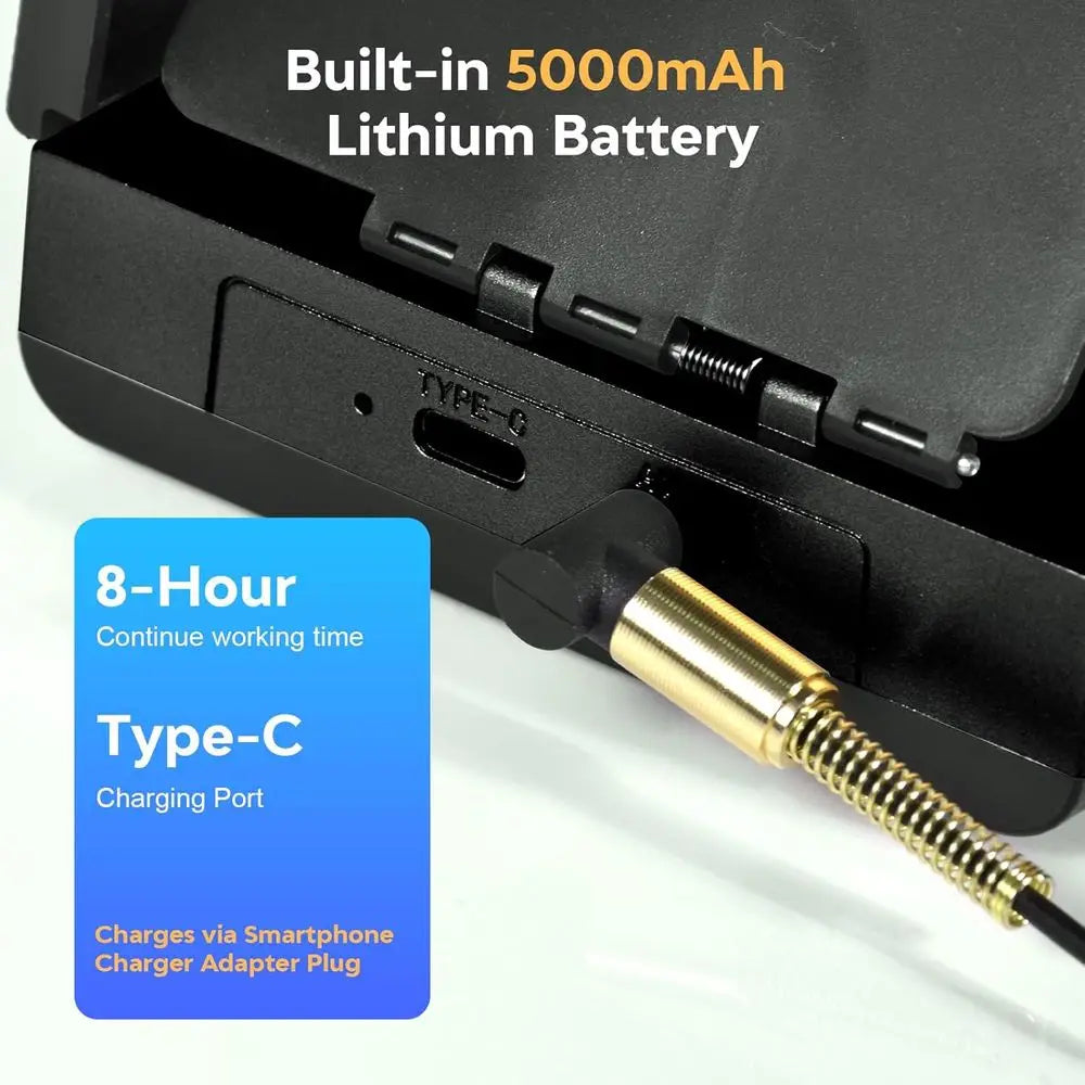 Underwater Fishing Camera with 4.3" IPS Monitor, 65ft/20M Cable Fish Finder Camera with Storage Bag,5000mAh Battery,21pcs IR Lig