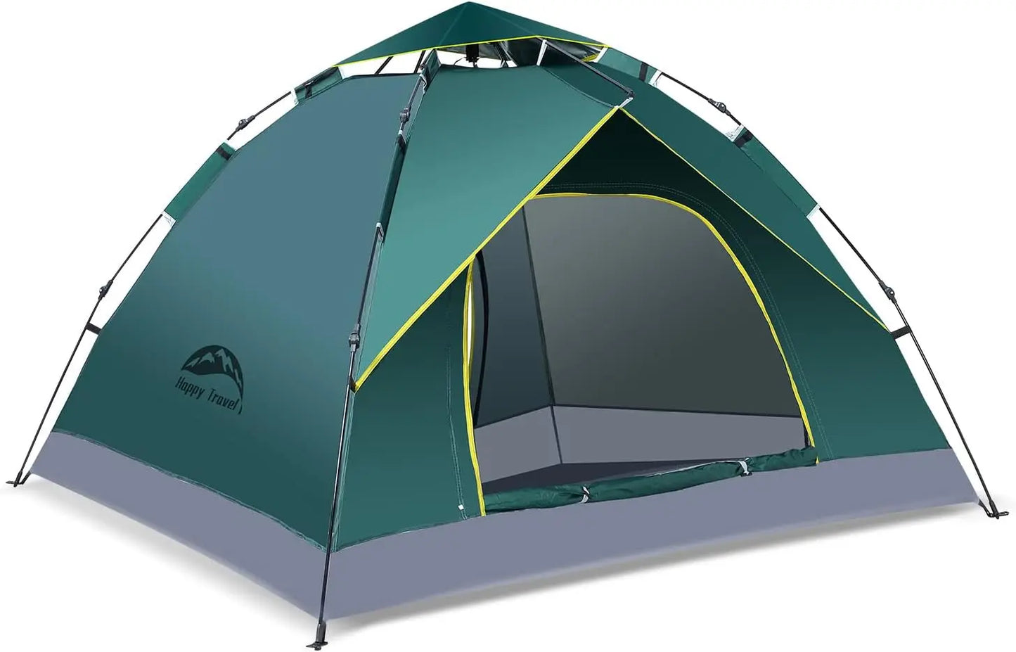 Instant Pop-Up Camping Tent for 1-4 People, Waterproof Windproof Easy Setup Portable Dome Tent
