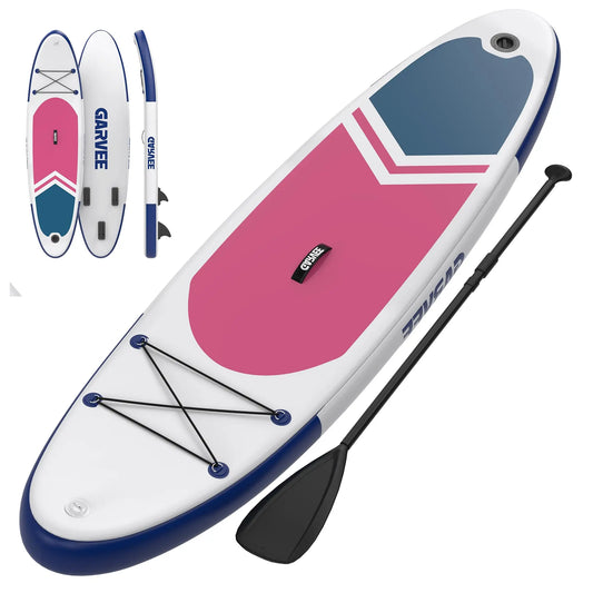 Inflatable Stand Up Paddle Board, 10.6/11ft Paddle Boards With Non-Slip EVA Deck, Carry Bag & Air Pump For Youth & Adults