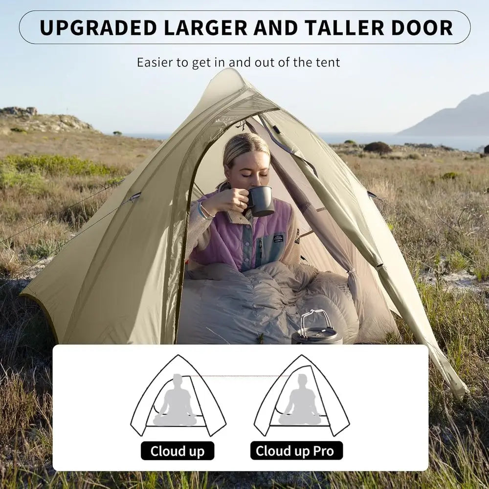Ultralight Waterproof Backpacking Tent for Hiking and Camping