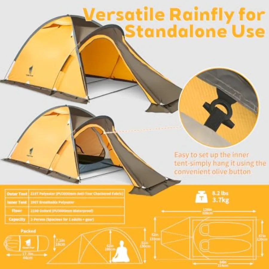 Lightweight Waterproof Backpacking Tent for Outdoor Adventures