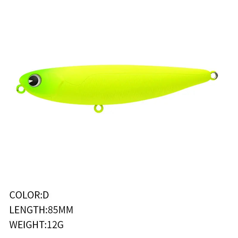 ‌Lure Pencil Hard Bait 85mm/12g Topwater Surface Fishing Lure for Bass Pike and Predatory Fish‌‌ Pencil Fishing Lures