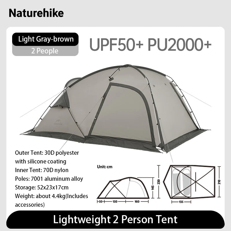 Naturehike Massif Hot Tent With Stove Jack For Two