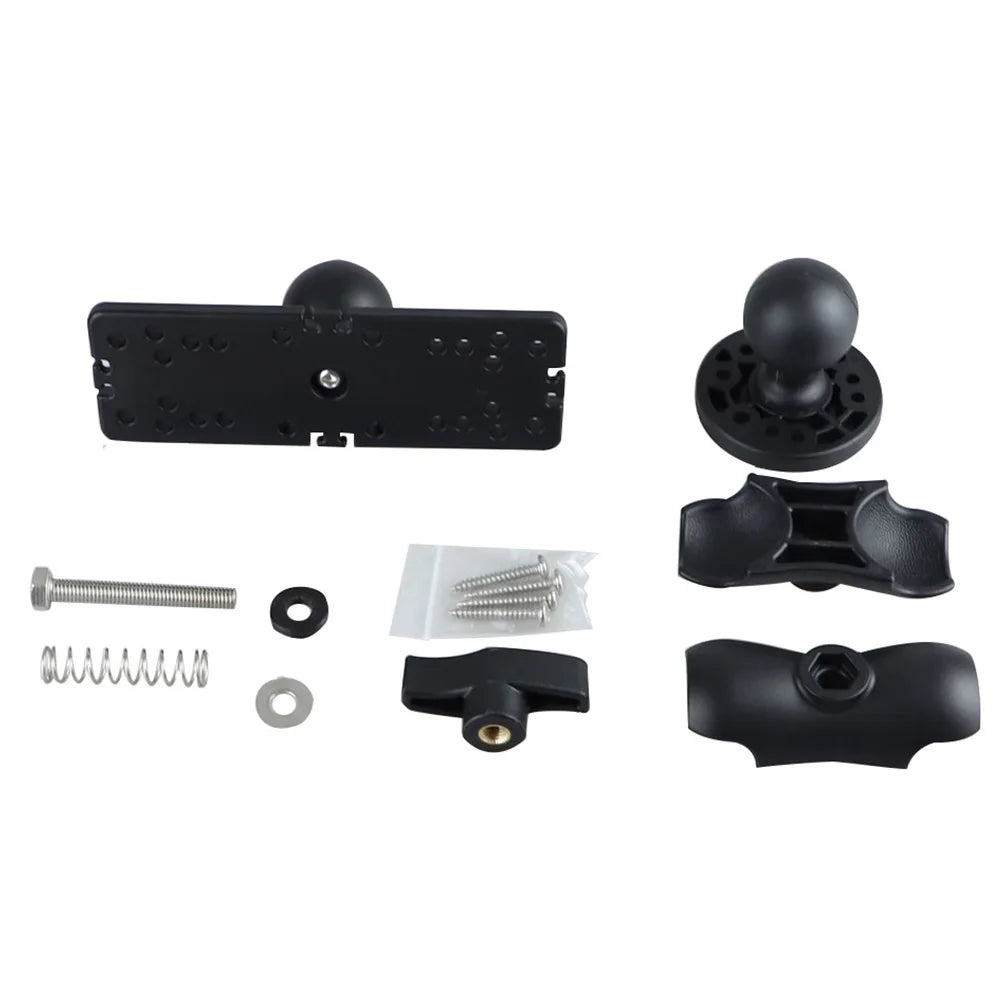 Fish Finder Mount Base Wear Resist 360 Degree Swivel Fish Finder Rack Universal Fishfinder Supporter for Marine Boat Kayak