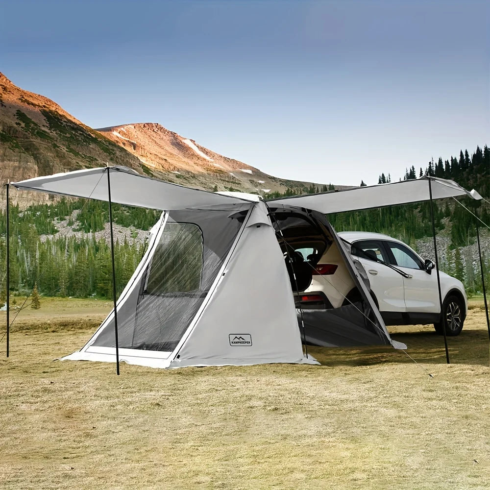 Camping SUV Car Tent, Tailgate Shade Awning Tent for Camping, Vehicle SUV Tent Car Camping Tents for Outdoor Travel