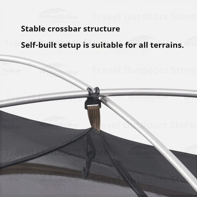 Naturehike YunChuan Camp Tent For Waterproof  Portable Tents UV50+ Lightweight Hiking Shelter Tents Outdoor Camping Triple Tents