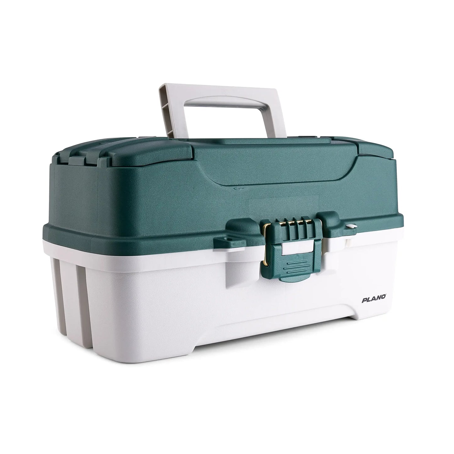 3-tray tackle box with freshwater bait set, durable, adjustable trays