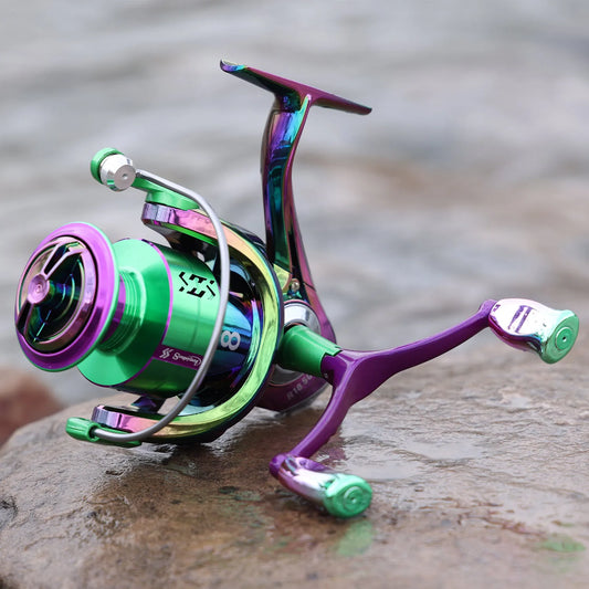 Sougayilang Spinning Fishing Reel 1000-4000 Metal Spool Saltwater Reel Max Drag 10kg Fishing Carp Reel Fishing Tools Pesca