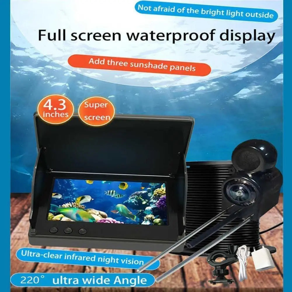 Underwater Fishing Camera, 2025 Upgraded Collitt Fishing Camera, Underwater 4.3/5Inch 220°IPS Wide Angle Display, Unmatched Clar