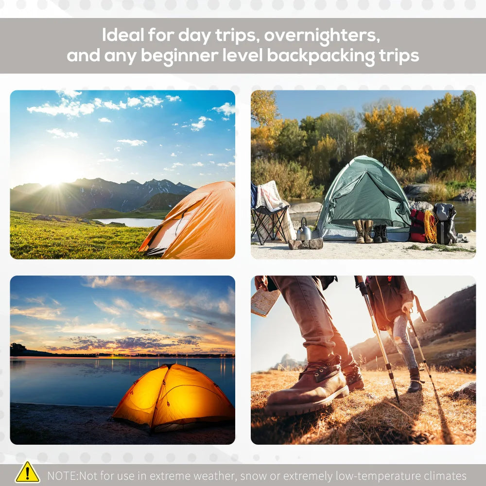 Automatic Pop Up Camping Tent With Rainfly And Mesh Windows
