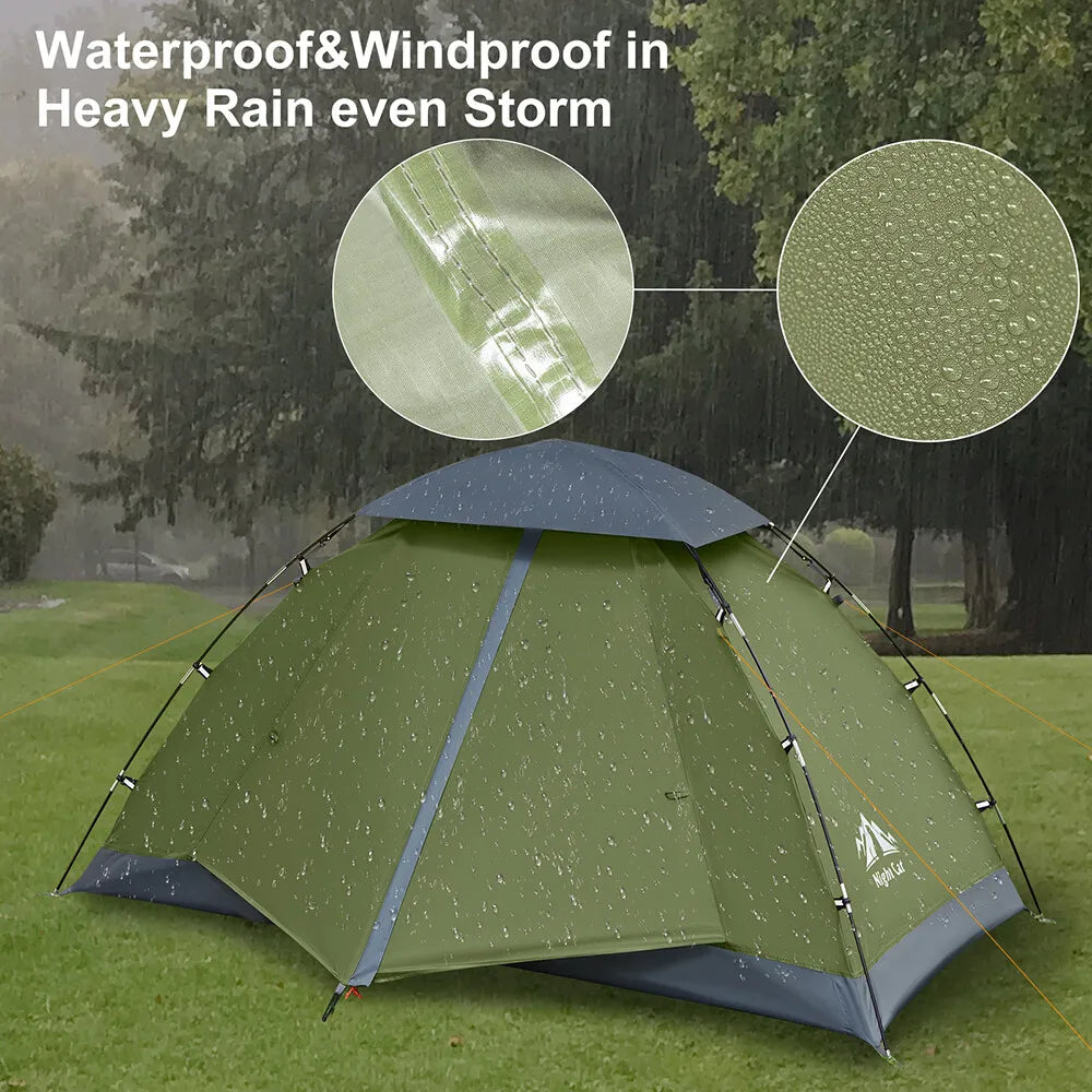 2 Person Lightweight Backpacking Tent Camping Tent Waterproof Portable Hiking
